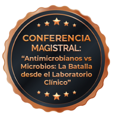 logo_atimicrobianos vs Microbios-La Batalla desde el Laboratorio Clínico